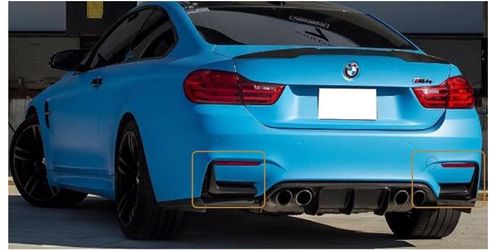 F8X Rear Splitters Carbon
