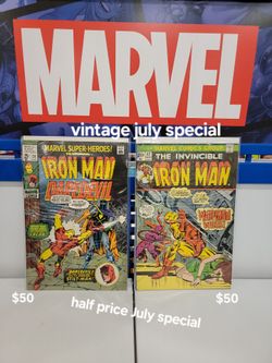 Marvel  highly collectible bronze aged comic books