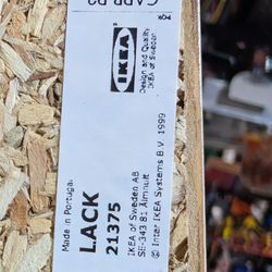 Shelves with fastening, IKEA, size 10/1/4 by 75 inches. Four pieces.