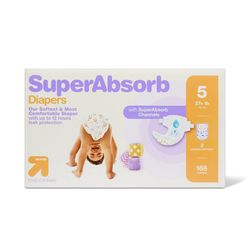 Disposable Diapers Economy Pack - Size 5 - 168ct