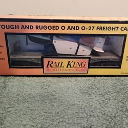 Rail King Transport Airplane Flat Car