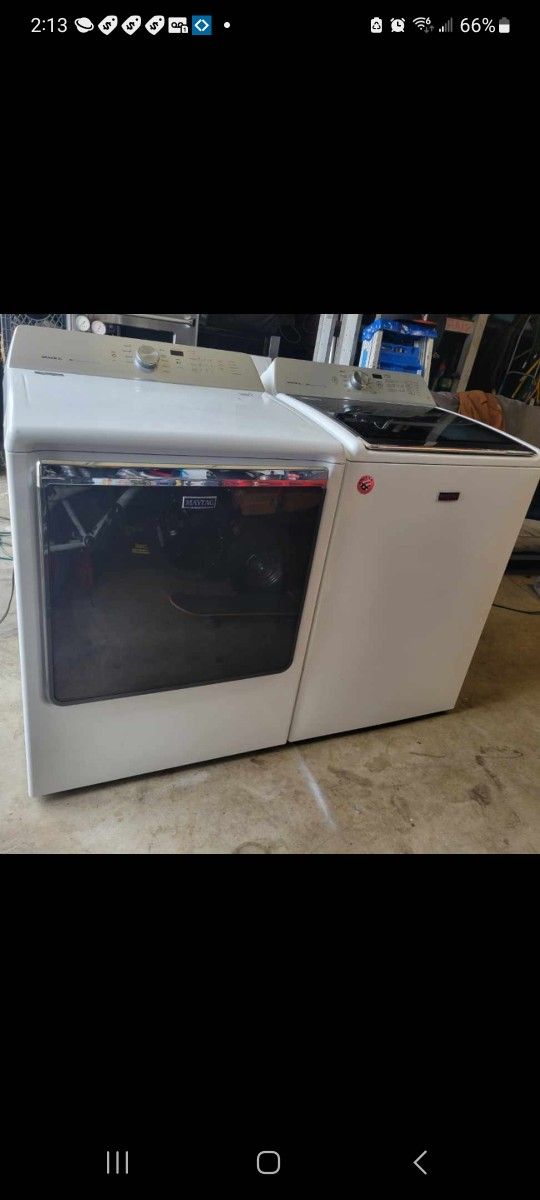 washer/dryer set maytag