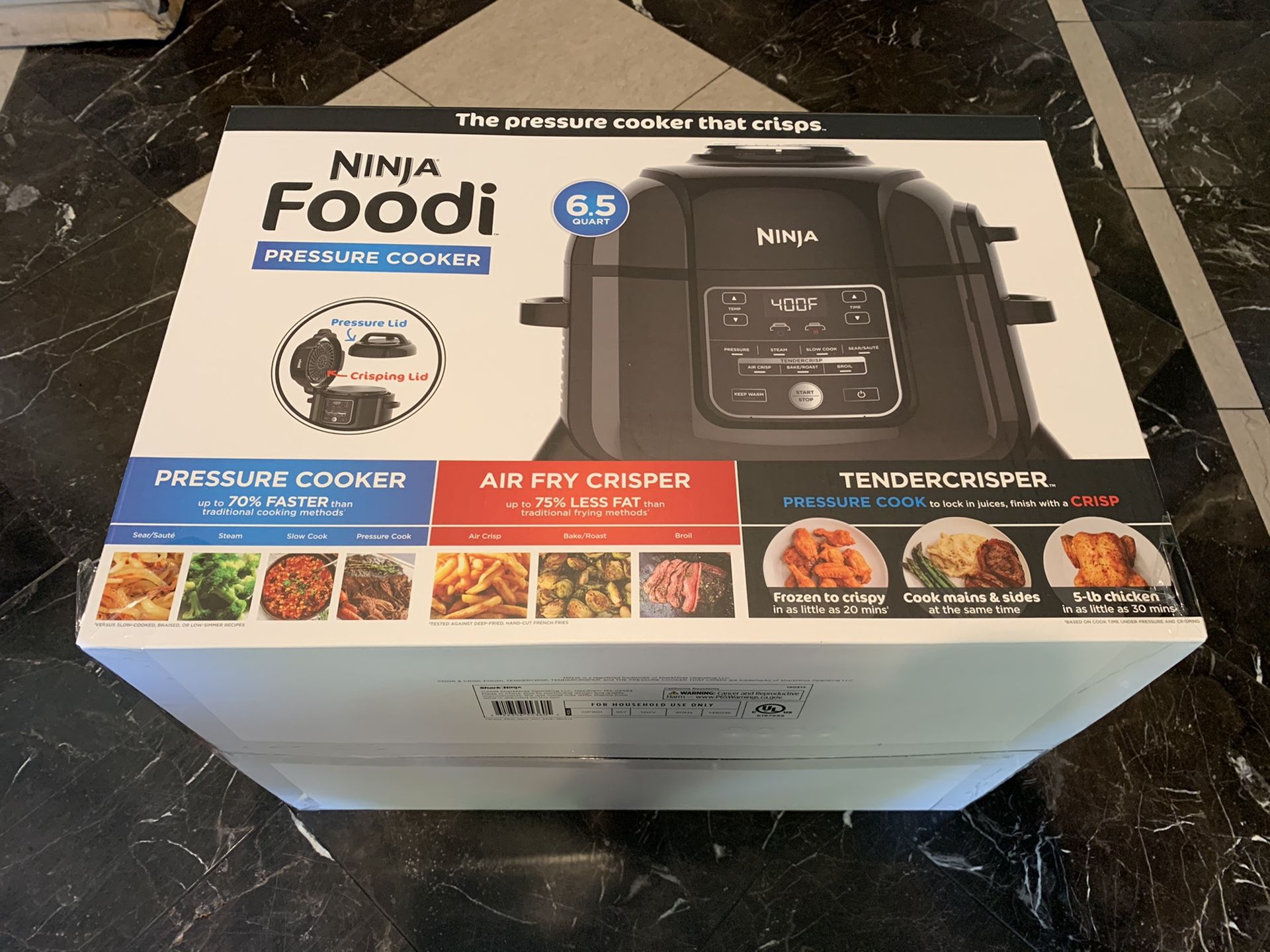 Ninja OP301 Foodi 9in1 Pressure, Slow Cooker, Air Fryer and More