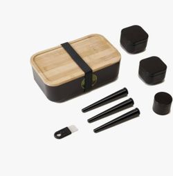 Misecrisa Stash Box With Rolling Tray - Airtight Storage
