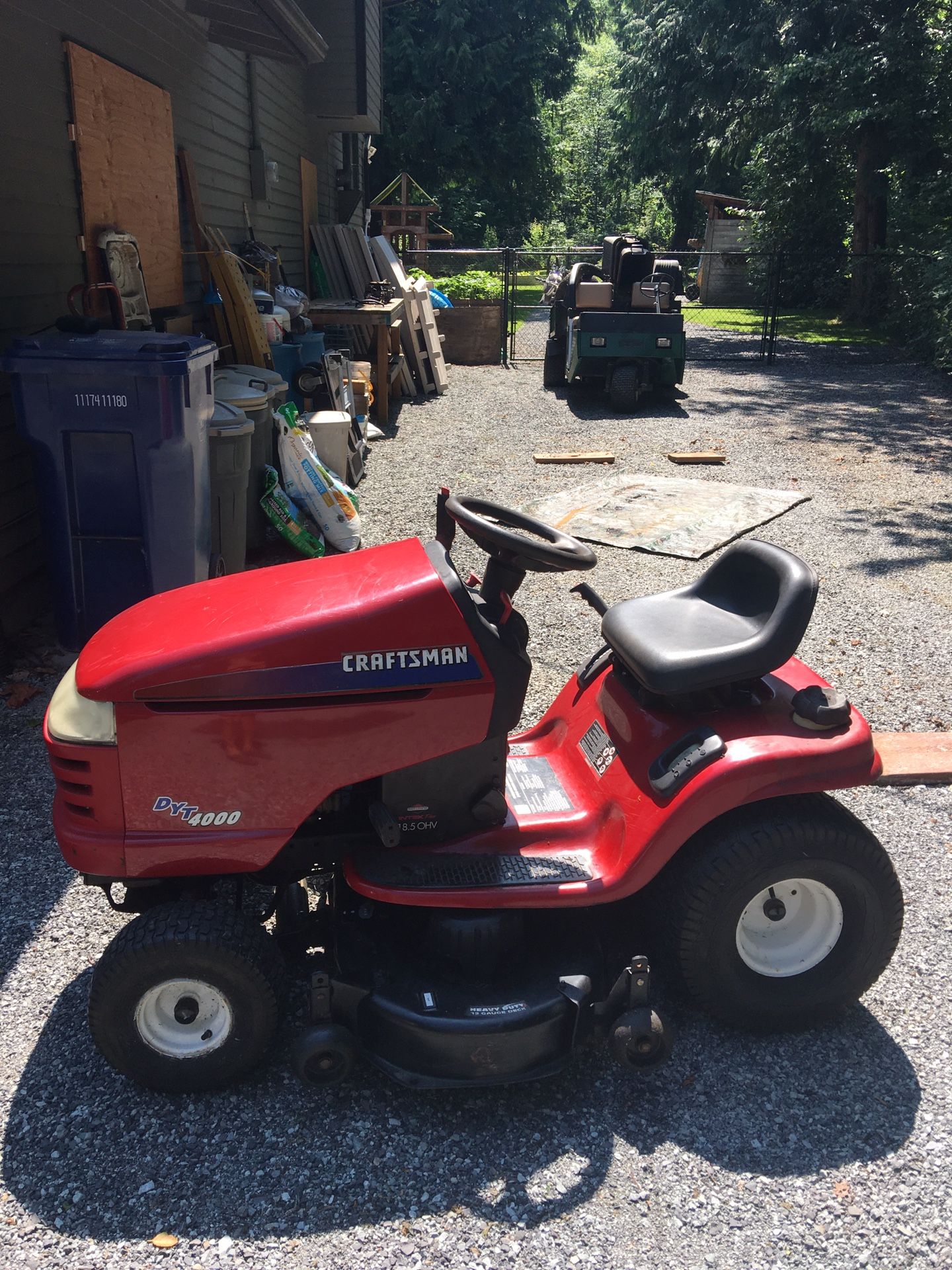 Craftsman dyt 4000 18.5 ohv sale