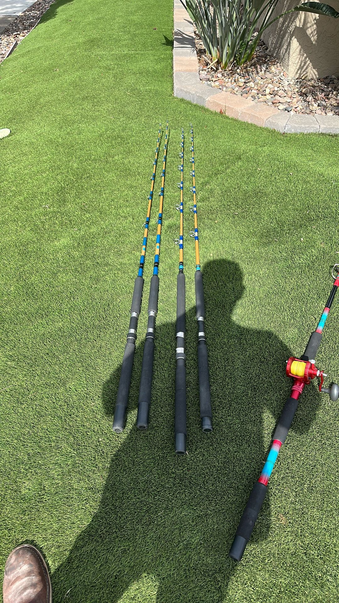4 Fishing Rods For Sale