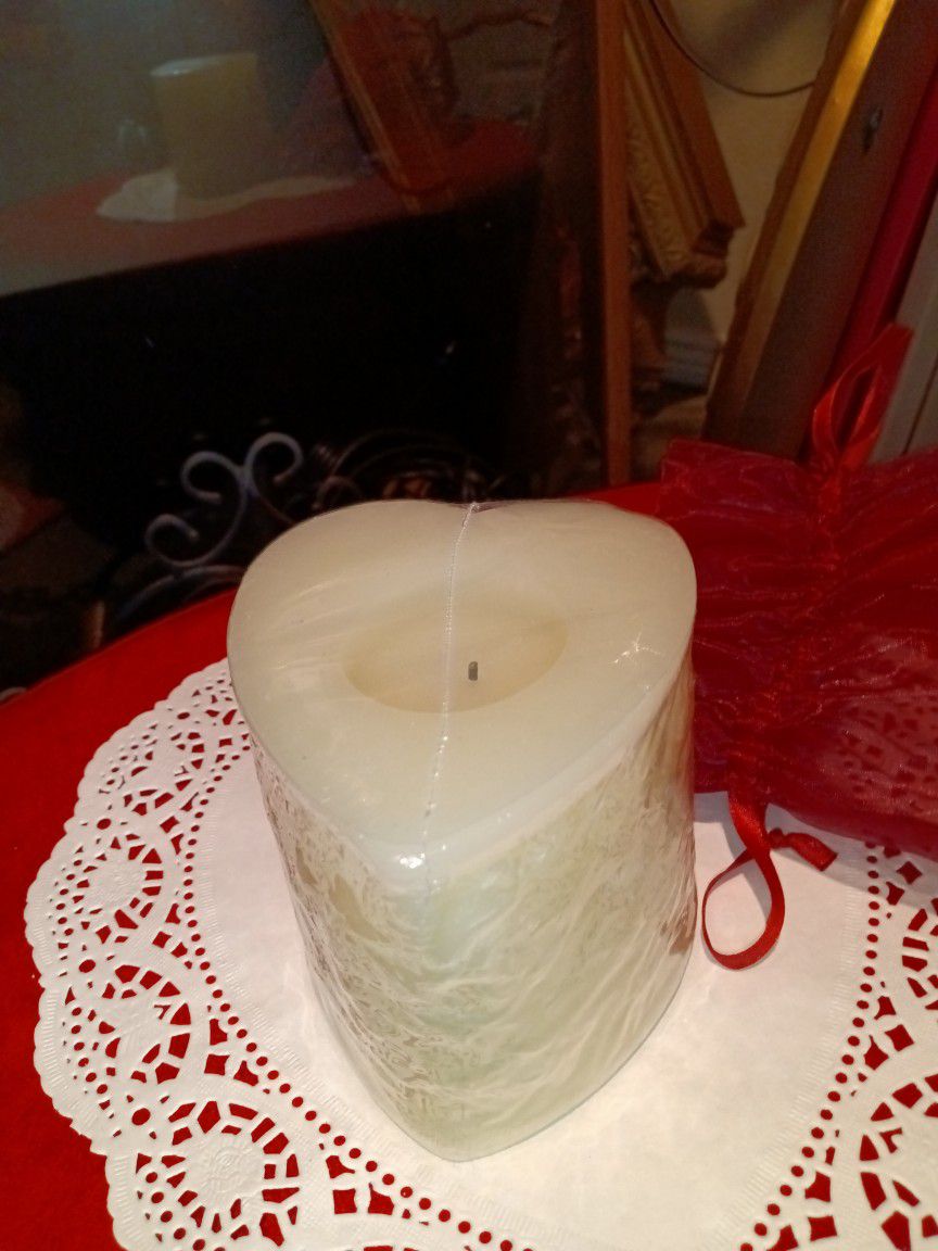 Heart Shaped Candle 