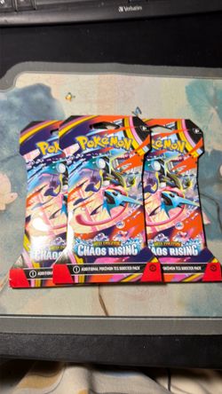 3 Mega Evolution Chaos Rising Pokemon Cards