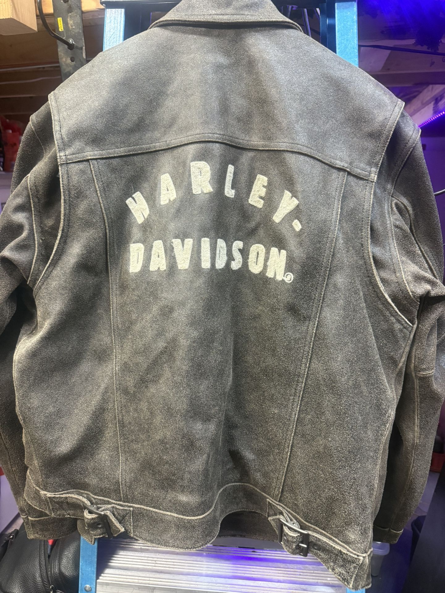 Authentic Harley Davidson Leather Coat L