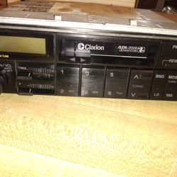 Clarion vintage car audio Stereo Cassette Car Radio 