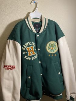 Mens Stranger Things H&M Varsity Jacket 