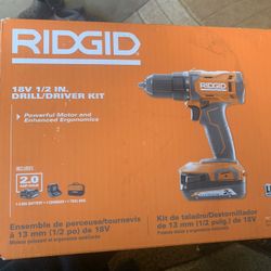 Brand New Ridgid Drill