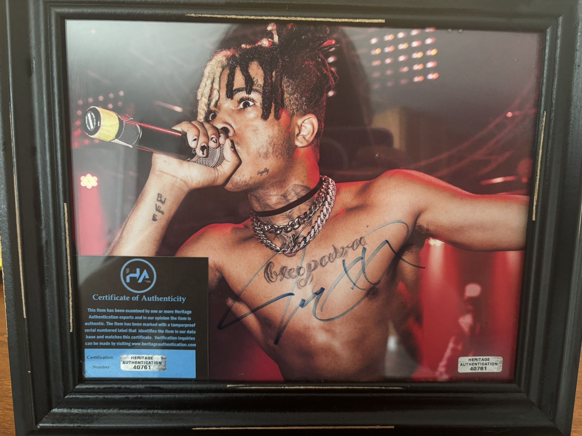 *AUTHENTIC* One Of One XXXTENTACION autograph 