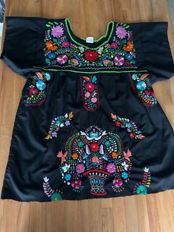 Mexican embroidered top