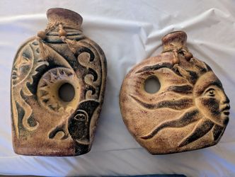 Teotihuacan Earthen Vases - Excellent Condition