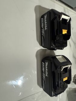 2 Makita Batteries $100