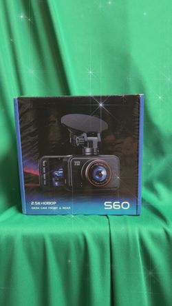 S60 dash cam front & rear