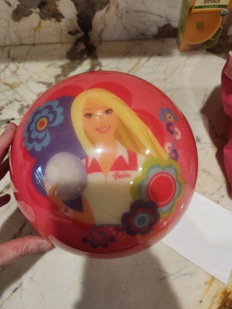 Never Used, Undrilled Vintage Barbie Bowling Ball