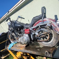 1979 Harley Davidson shuvel head motorcycle