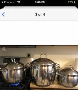 Set of 3 pots