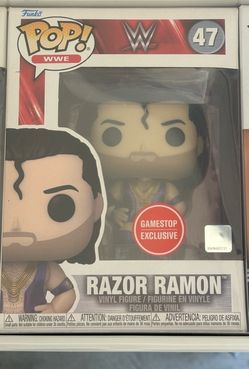 Razor Ramon Game Stop Exclusive Funko Pop #47 New