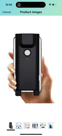 NADAMOO 2D Wireless Barcode Scanner Bluetooth Compatible, with Adjustable Back Clip CMOS Bar Code Scanner for 1D 2D QR PDF417 Code, Work with Windows,