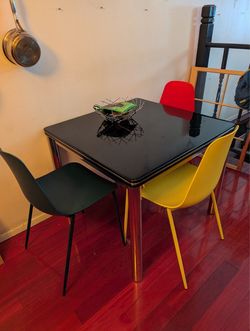 Vintage metal kitchen table