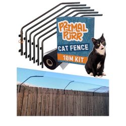 Cat Fence Outdoor Barrier - Top of Fence Height Extender Solution for Pets