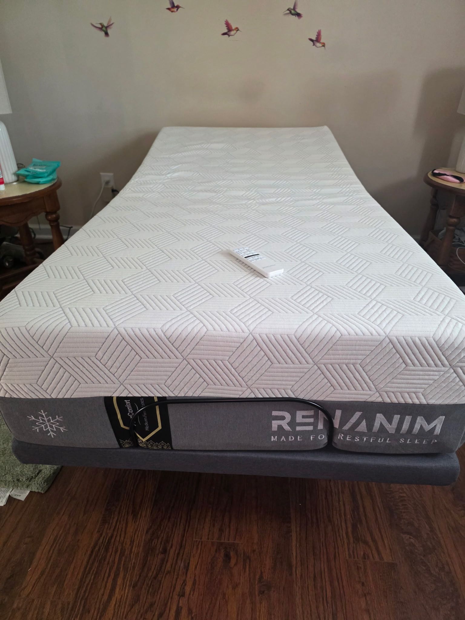 Twin Xl Adjustable Bed With Remote Or App