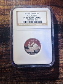 2005-S “California” Silver Proof Quarter Coin