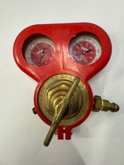 Victor equipment company acetylene gauge and regulator