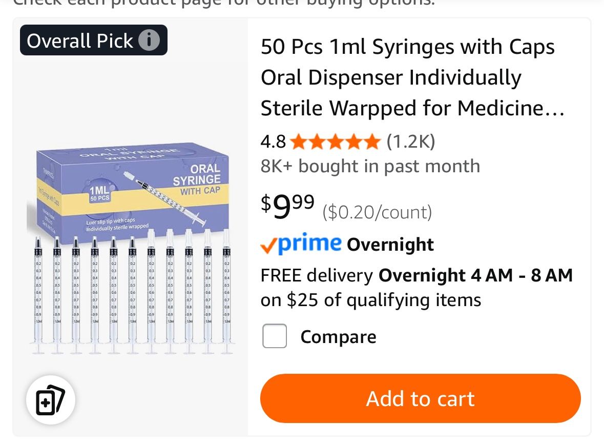Thinkprice colostrum syringe