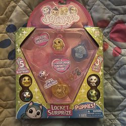 Squinkies Blip Toy Locket Surprize Surprise Puppies Set Ages 4+ New Retired 2012