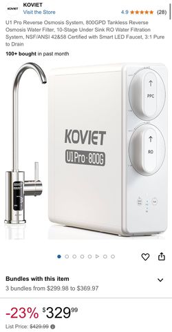 Reverse Osmosis Water Filter System