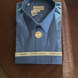 Men’s New Shirt. Blue Size 18 32/33