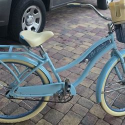 Huffy, Nel Lusso Classic Cruiser Bike with Perfect Fit Frame, 26", Light Blue