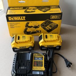 Dewalt 20 -Volt 2 -Pack Lithium-ion (5 Ah 5 Ah Battery and Charger)