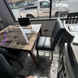 5 piece dining table set/ new in box