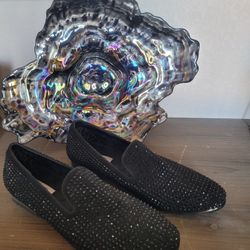 Steve Madden Caviarr Shoes Mens Sz12 Studded Slip On Loafers Dress Formal