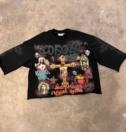 unexpected official y2k christain graphic tee