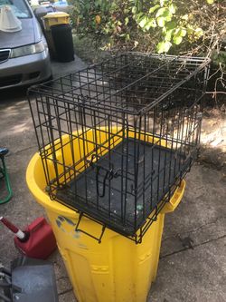 Small fold up Pet cage with removable tray and Door only $20