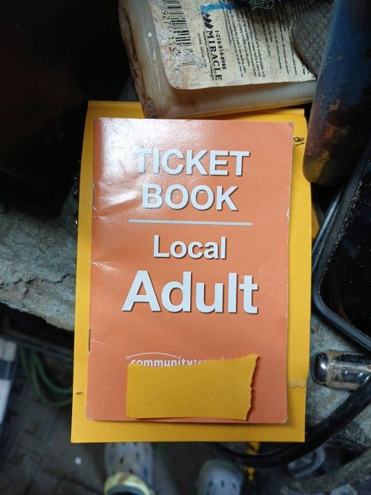 Local Adult Ticket Book Community Transit