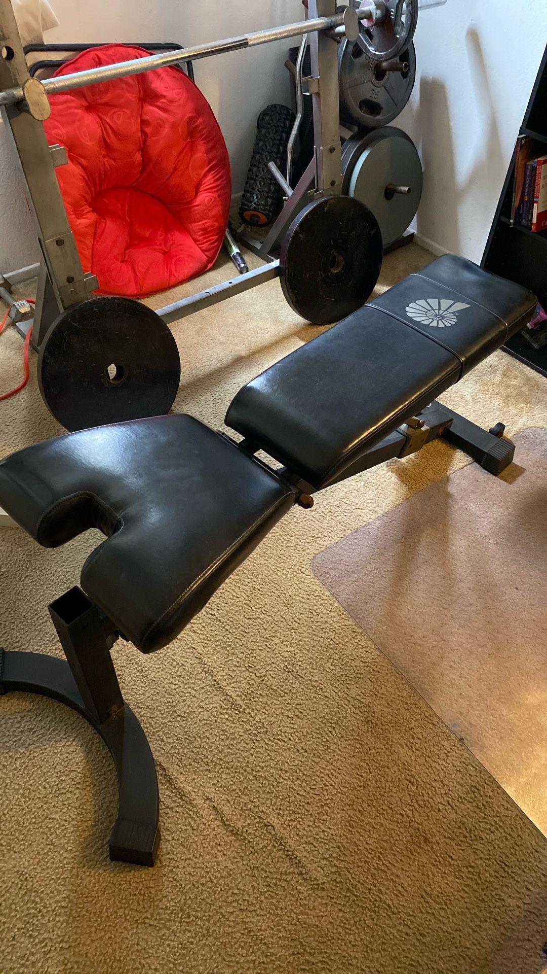 Workout Bench With Attachment Included