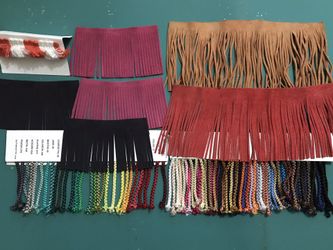 Brand new real leather fringes and more fringes $20 for all