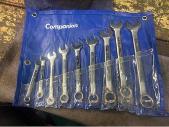 Companion metric wrench set