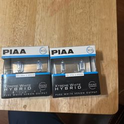 PIAA H11 Extreme White Hybrid Bulbs For Headlights 