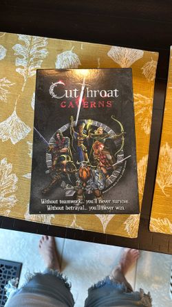 Cut Throat Caverns 2.0 Card Game 