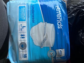 Attends Adult large diapers $5 18 per a pack