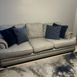 Grey couches