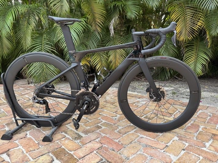 CANNONDALE SYSTEMSIX - Size Medium/Small - DuraAce Di2 - Powermeter - Carbon Wheelset